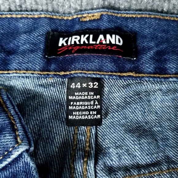 Kirkland signature Jeans Men's Straight Relaxed size 44×32 Blue - Picture 4 of 9